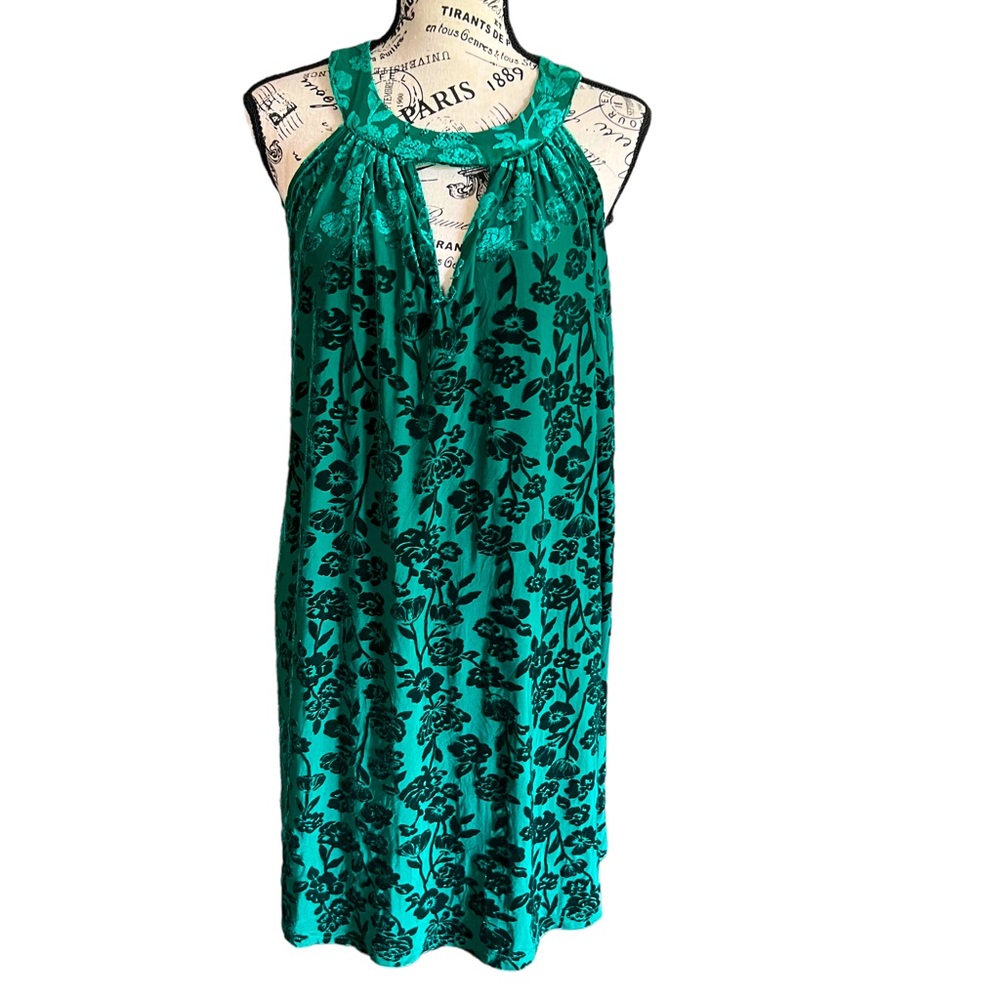 Just Found green velvet dress size 1X